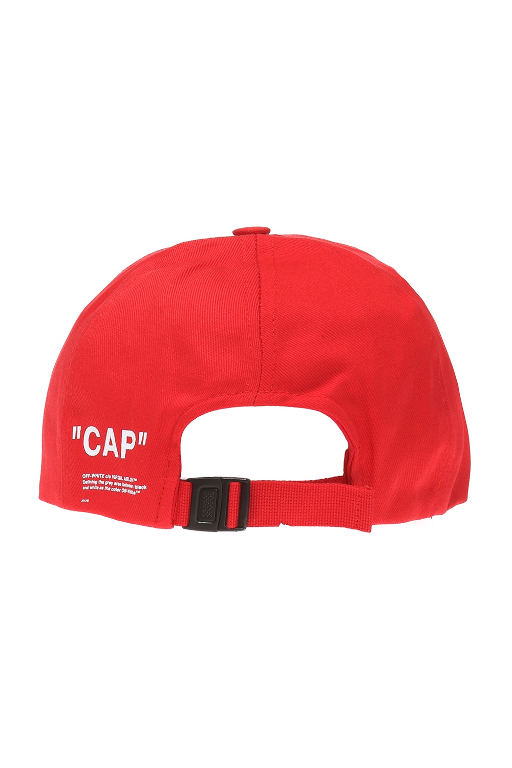 Off white red hat hotsell